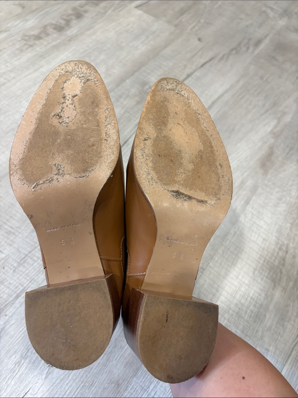 Everlane The Heel Boot Brown Classic Chelsea Heel Ankle Boot Size 5.5 - Picture 4 of 4